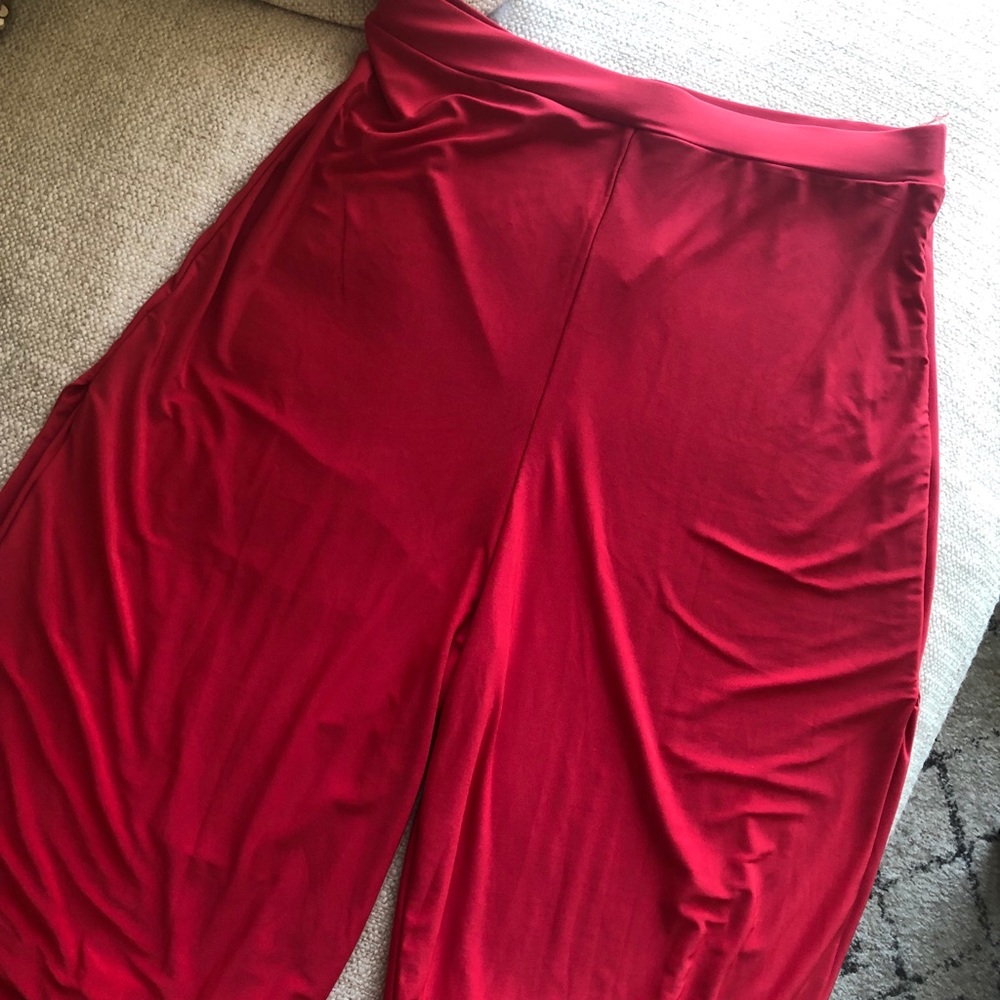 High Waist Open Leg Pants